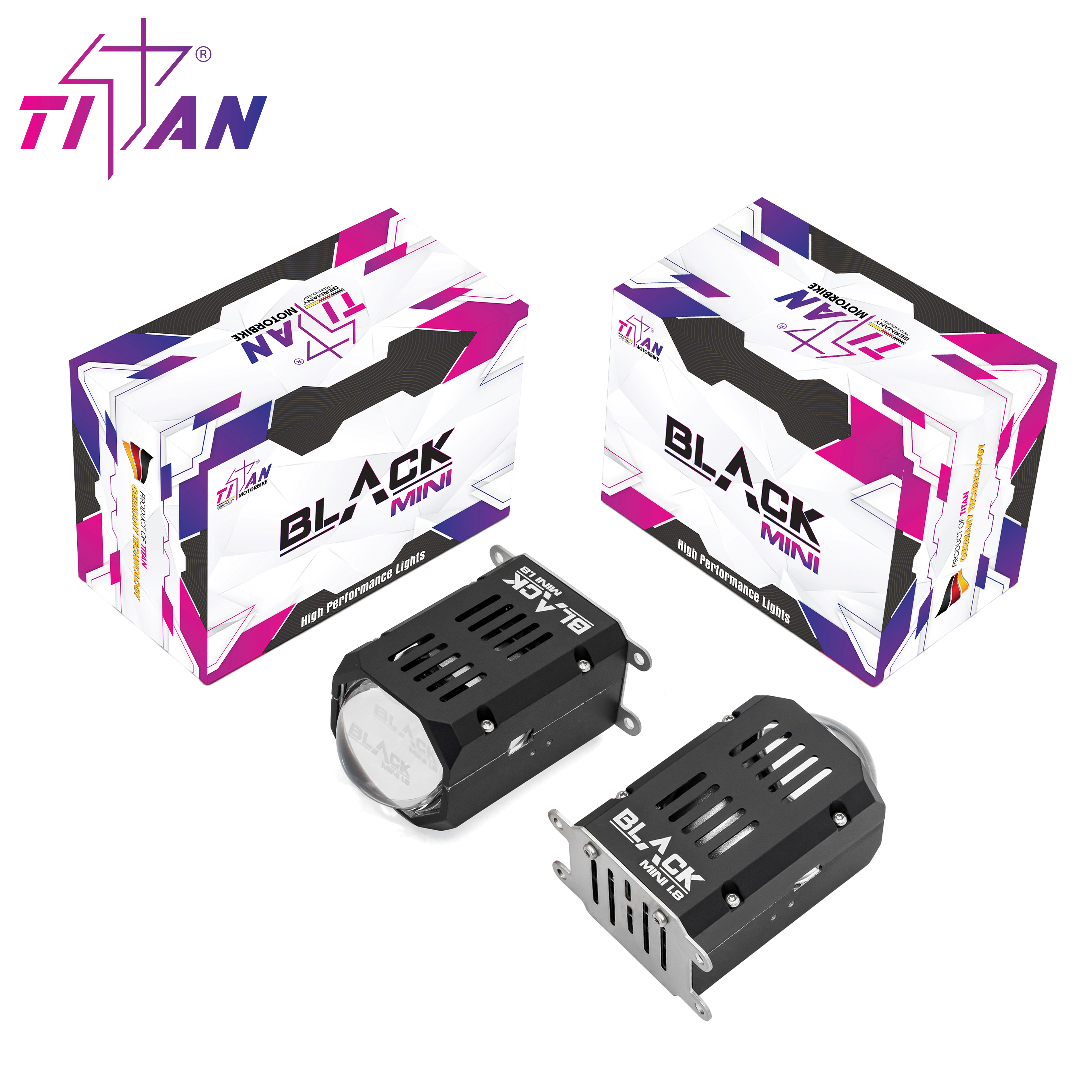 BI LED TITAN BLACK MINI 1.8 BI LED TITAN BLACK MINI 1.8